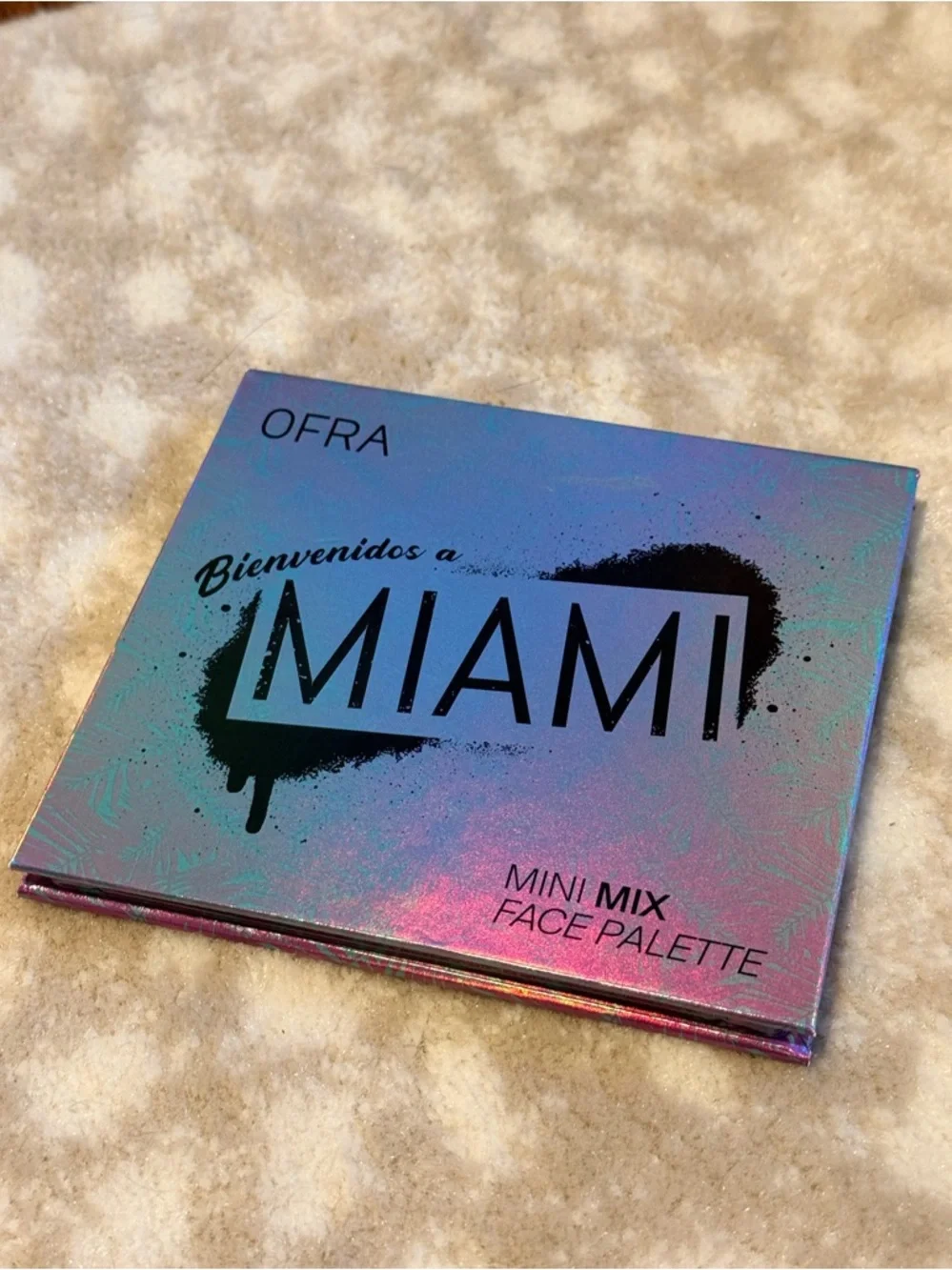 OFRA Mini Mix Face Palette - Iridescent Teal & Pink Packaging - Picture 1 of 3